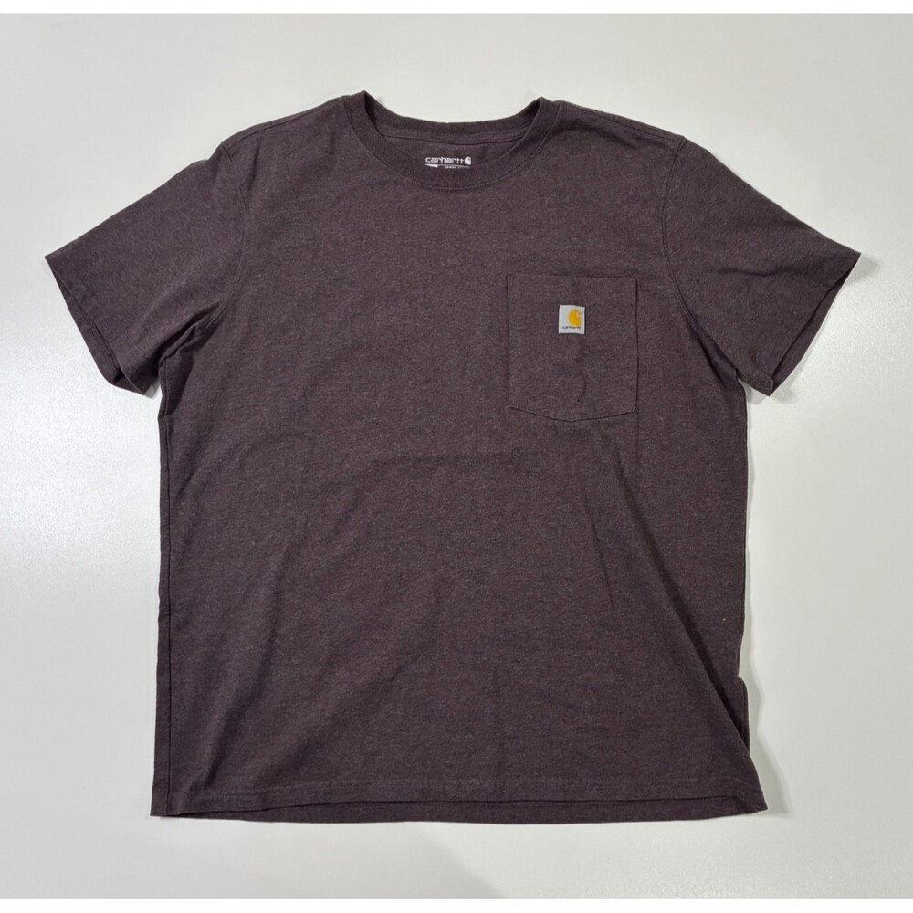 Carhartt Men’s Loose Fit Pocket T-Shirt Brown Red Size XL New Without Tags